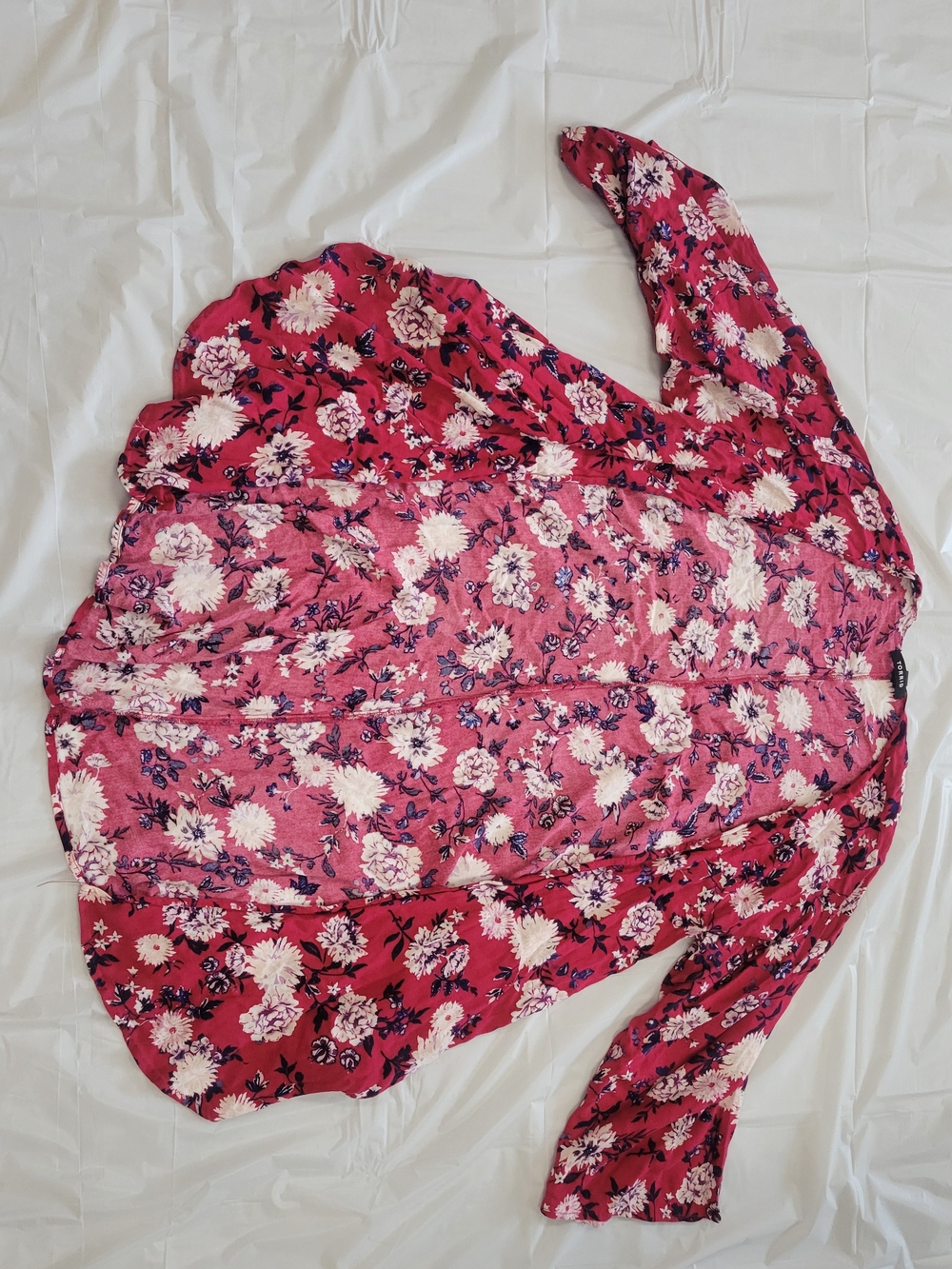 torrid Pink Floral Open-Front Kimono